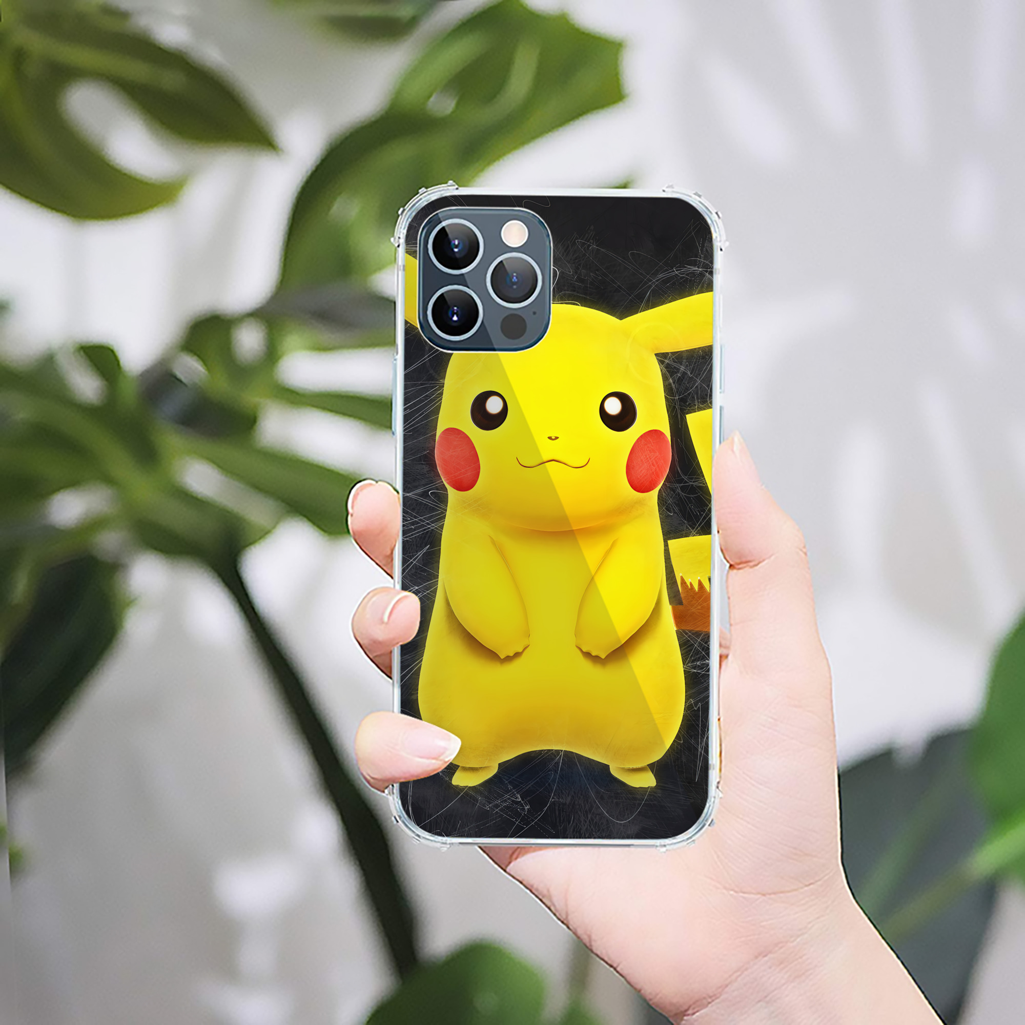（画像用） ポケットモンスター Pokémon 【iPhone 12シリーズ対応】透明スマホケース（クリアソフトケース）
